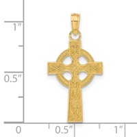 14K Celtic Cross Pendant view 3