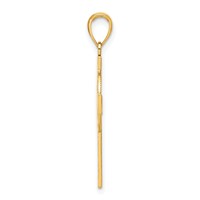 14K Yellow Gold Celtic Cross Pendant view 2