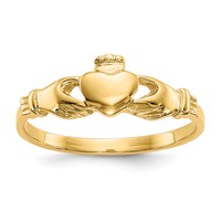 14K Size 1 Claddagh Ring view 1