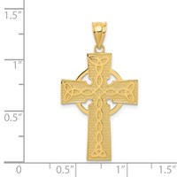 14K Celtic Cross Pendant view 4