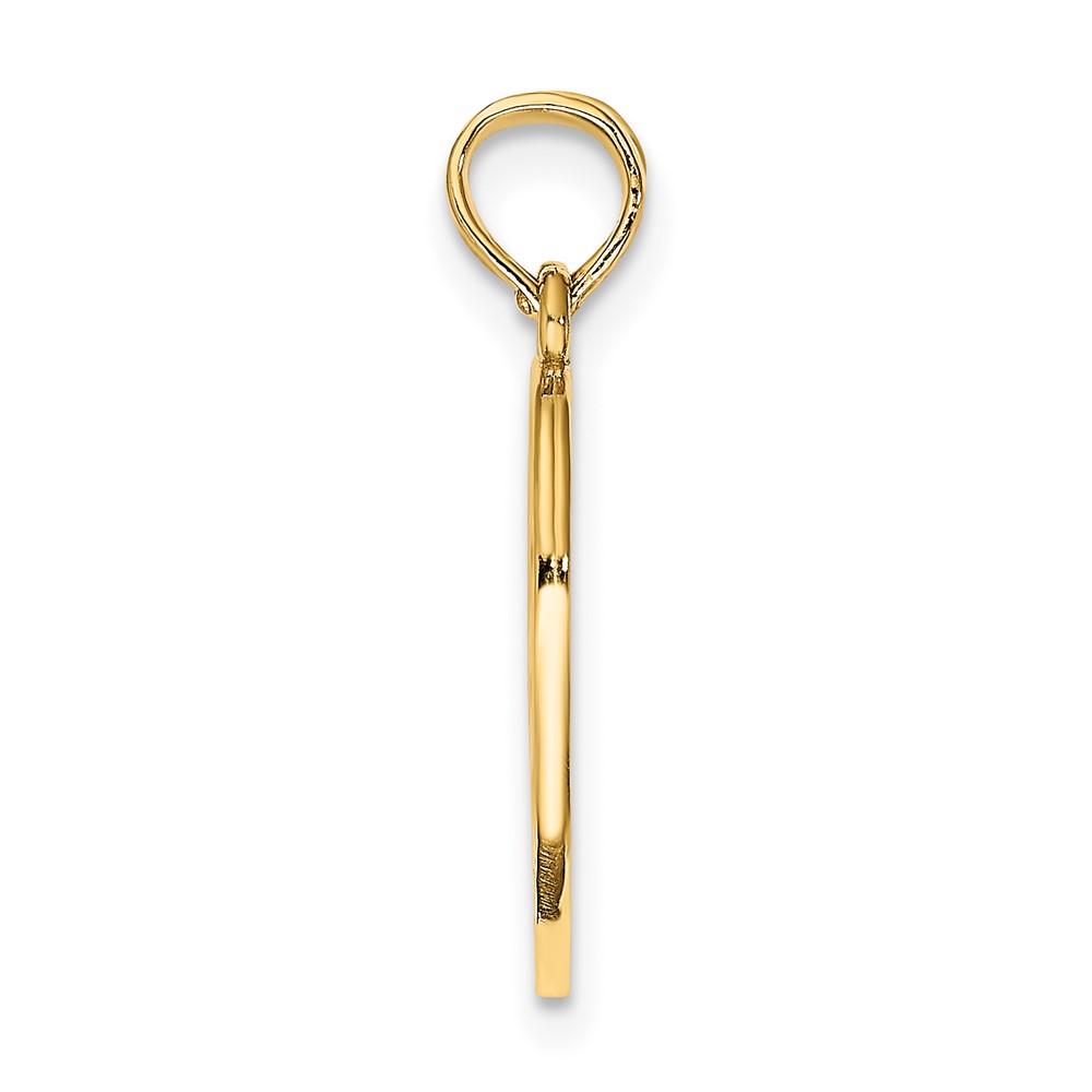 14k Break-Apart KEEP WATCH BETWEEN Heart Charm (K5224)
