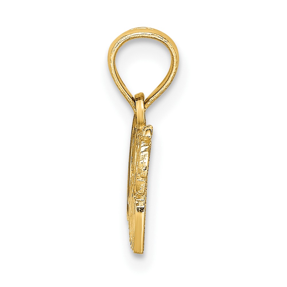 14k I HEART CANCUN Cut-out Charm (K5399)