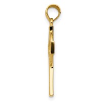 14K Yellow Gold Celtic Cross Pendant view 2