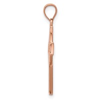 14K Rose Gold Celtic Cross Pendant view 2