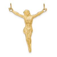 14K Yellow Gold Polished Corpus Pendant view 4