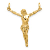 14K Yellow Gold Polished Corpus Pendant view 1