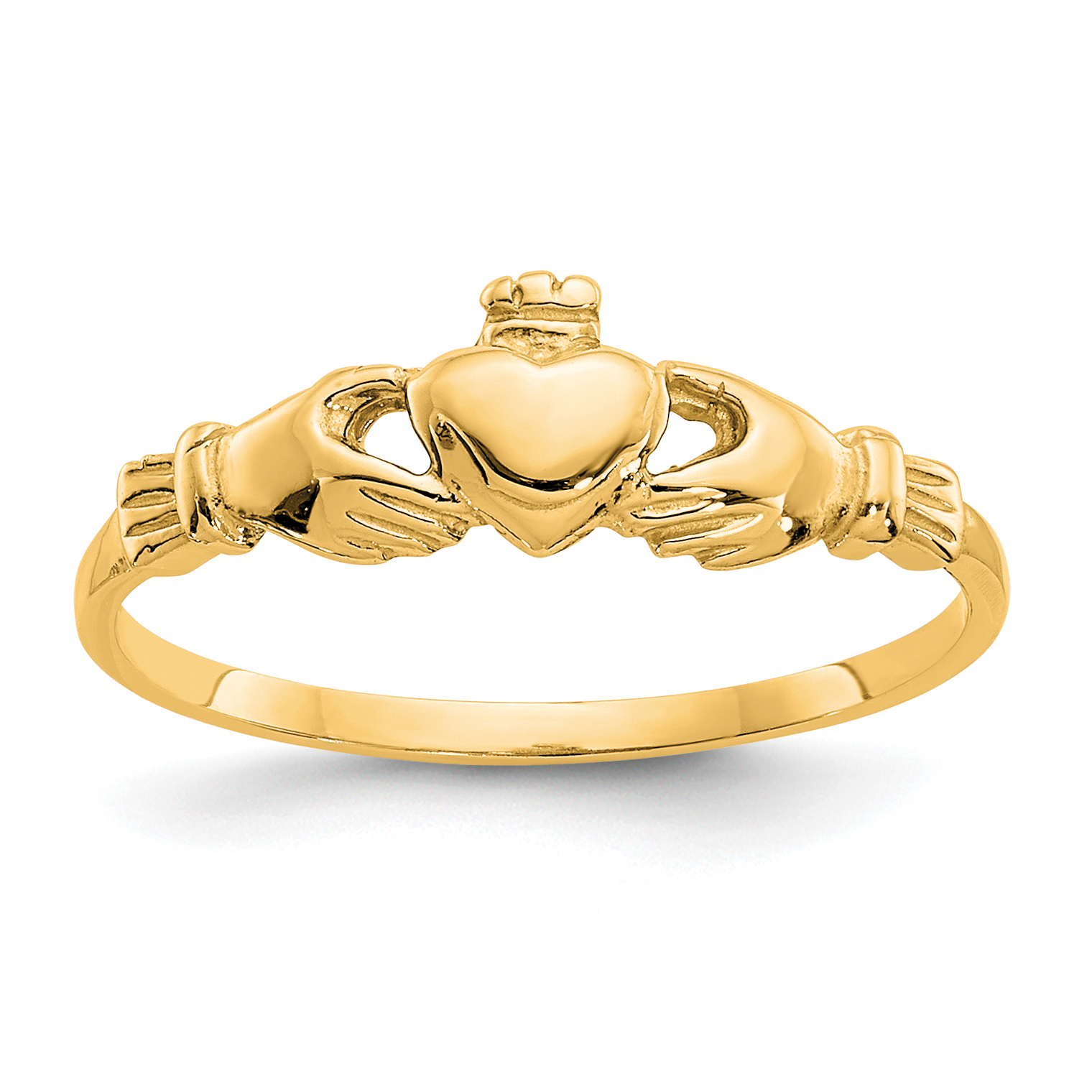 14K Child's Claddagh Ring (K571Y)