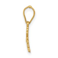 14K Yellow Gold Polished Little Boy Pendant view 2