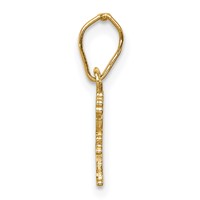14K Yellow Gold Polished Little Girl Pendant view 2