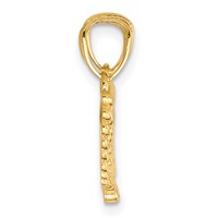14K Yellow Gold Polished 2-Piece Break Apart Angel Wings Pendants view 2