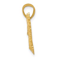 14K Diamond-cut Eagle Pendant view 2