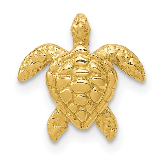 Gold Polished Turtle Pendants