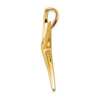14K Yellow Gold Large Polished Starfish Omega Slide view 2