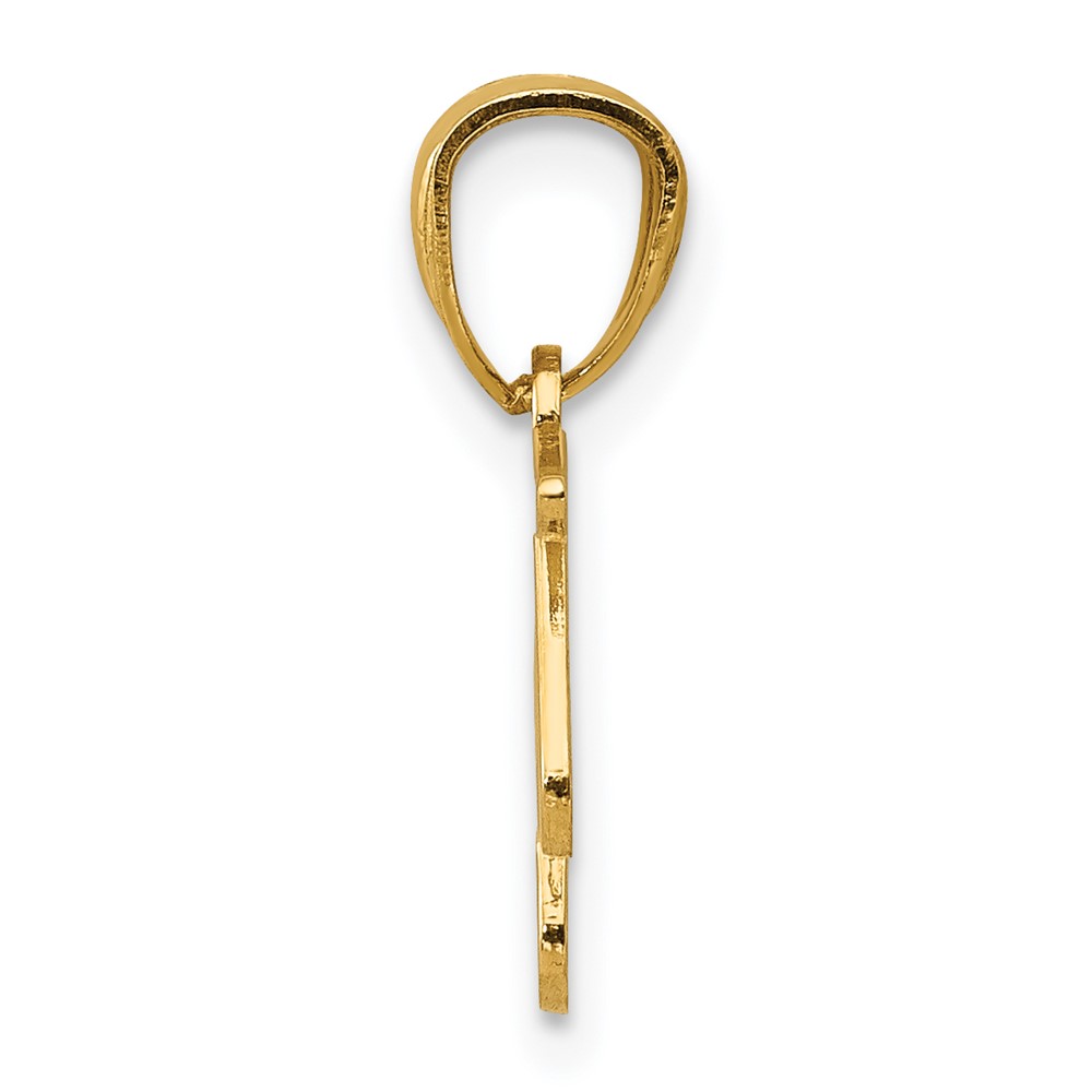 14k Polished Music Notes Pendant (K6135)