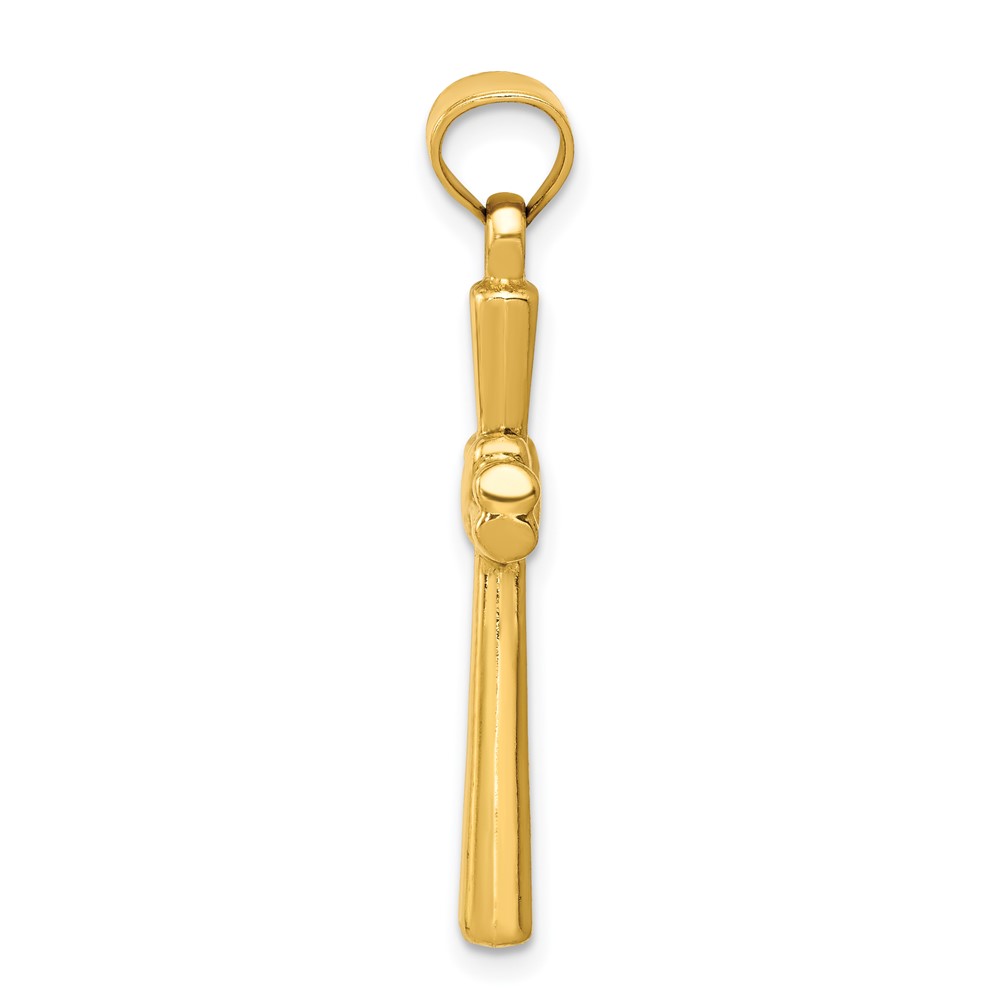 14k Hollow Cross Pendant (K6163)