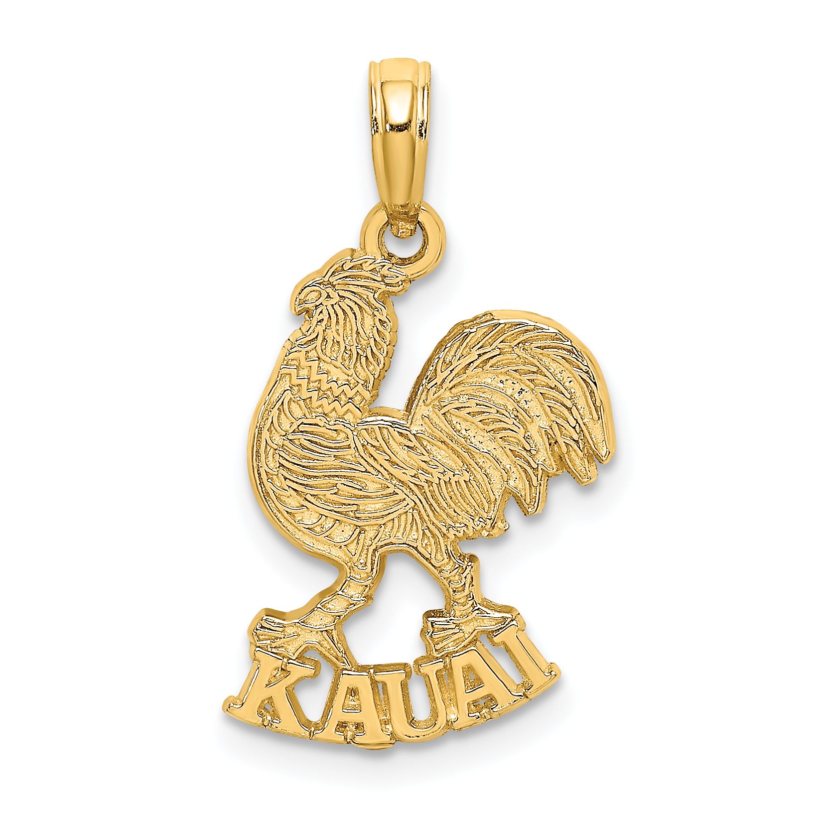 14K KAUAI Rooster Charm (K6430)