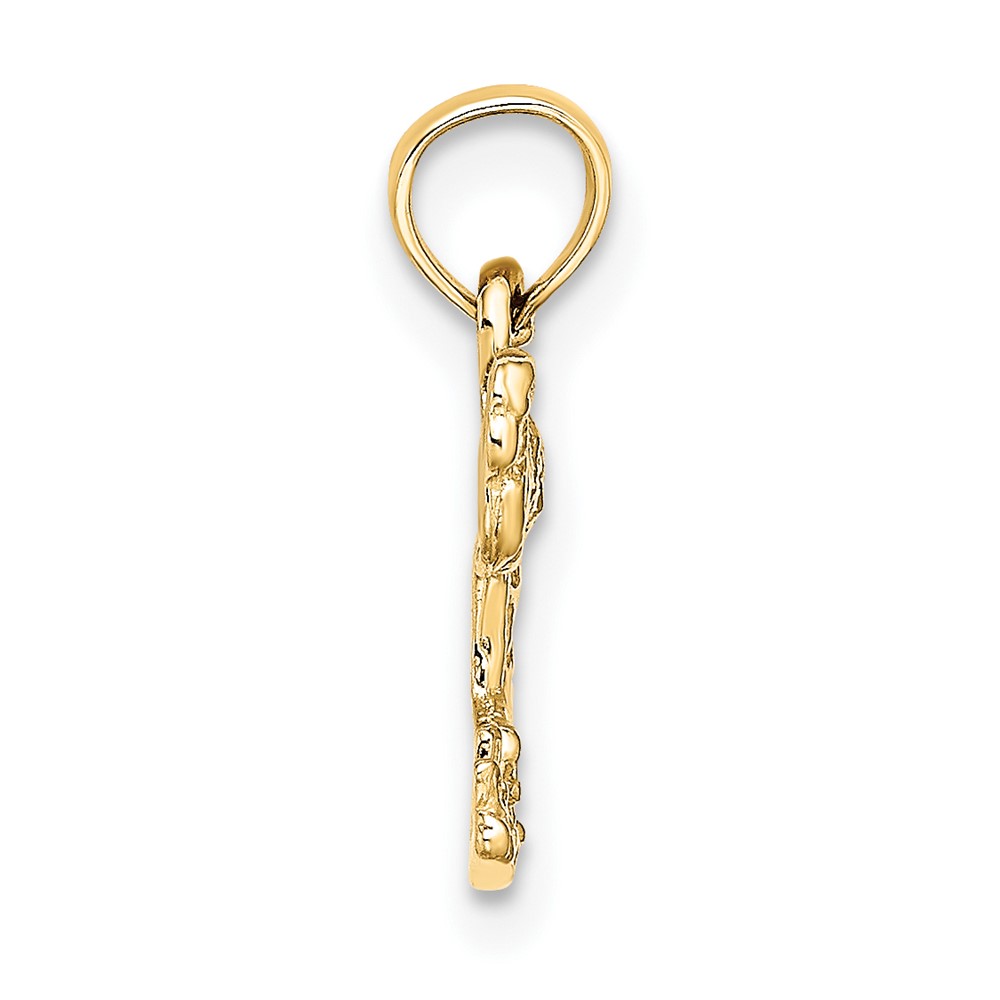 14K Mini Flamingo Charm (K6433)