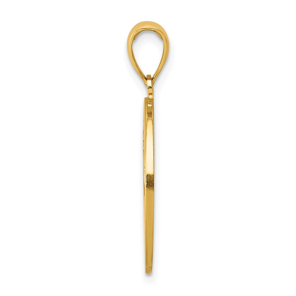 14K MY BEST FRIEND w/Dog Charm (K6456)