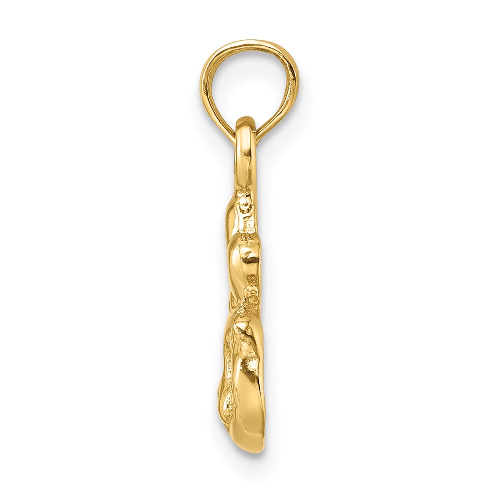 14K I LOVE MY CAT Charm (K6488)