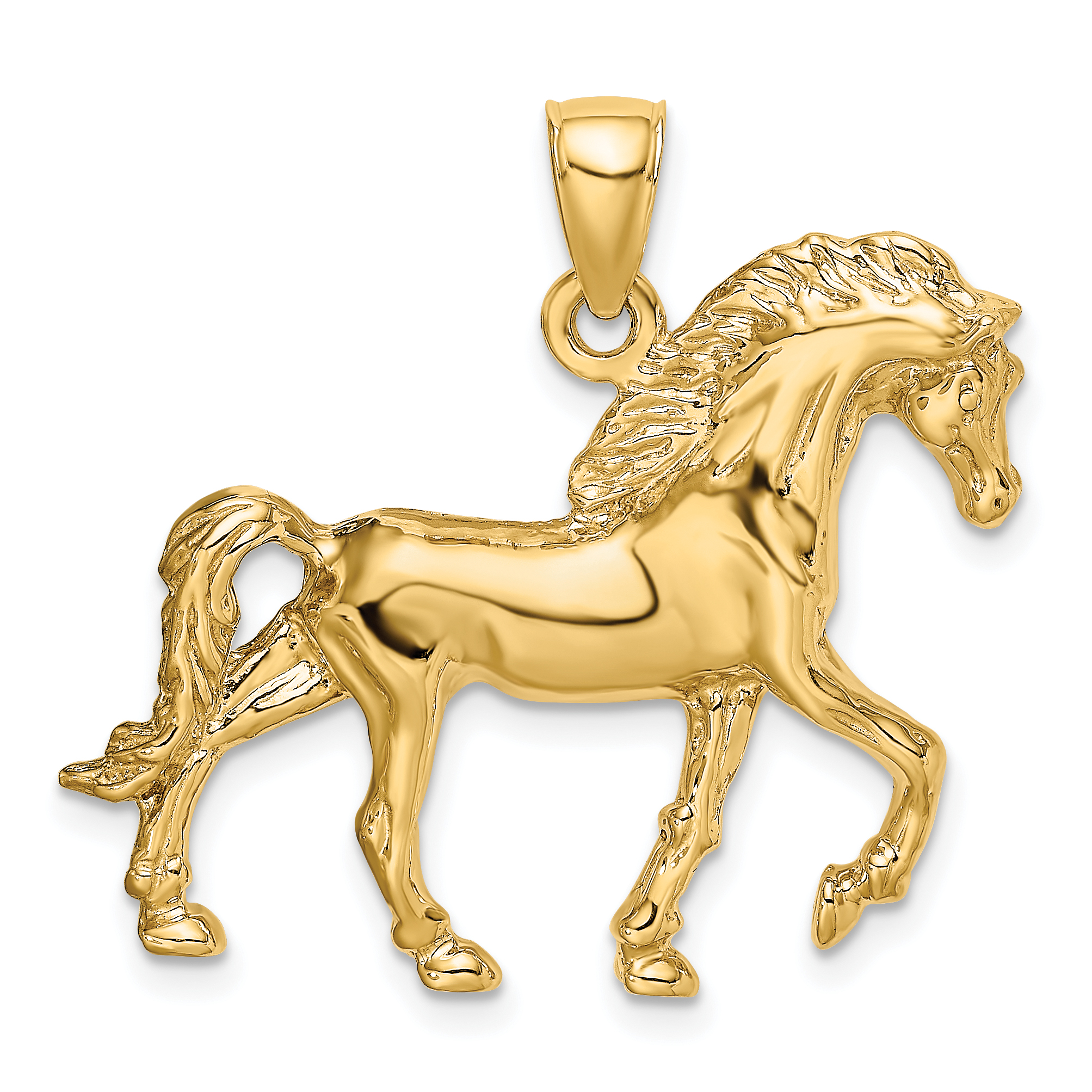 14K Horse Walking Charm (K6501)