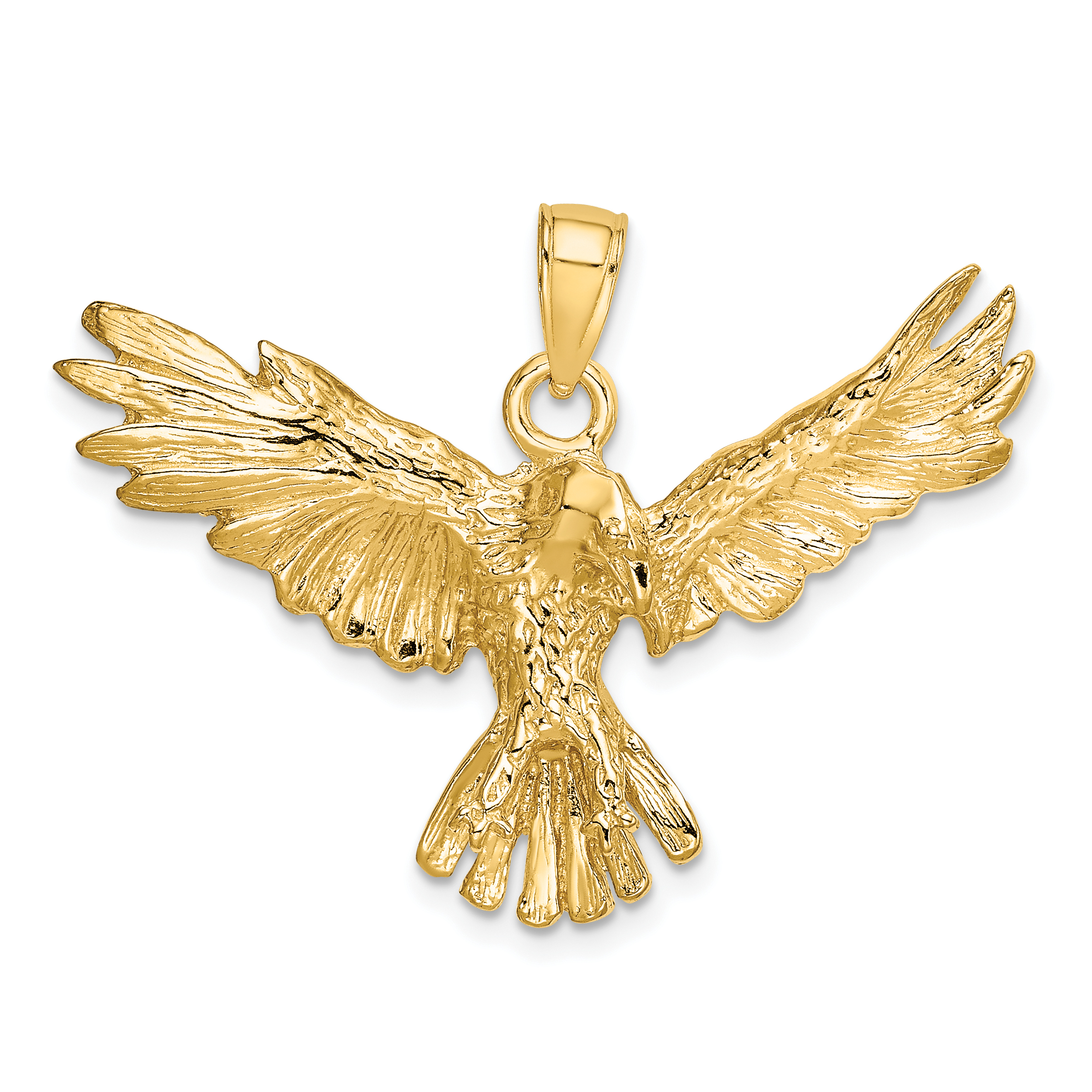 14K Eagle Flying Charm (K6504)
