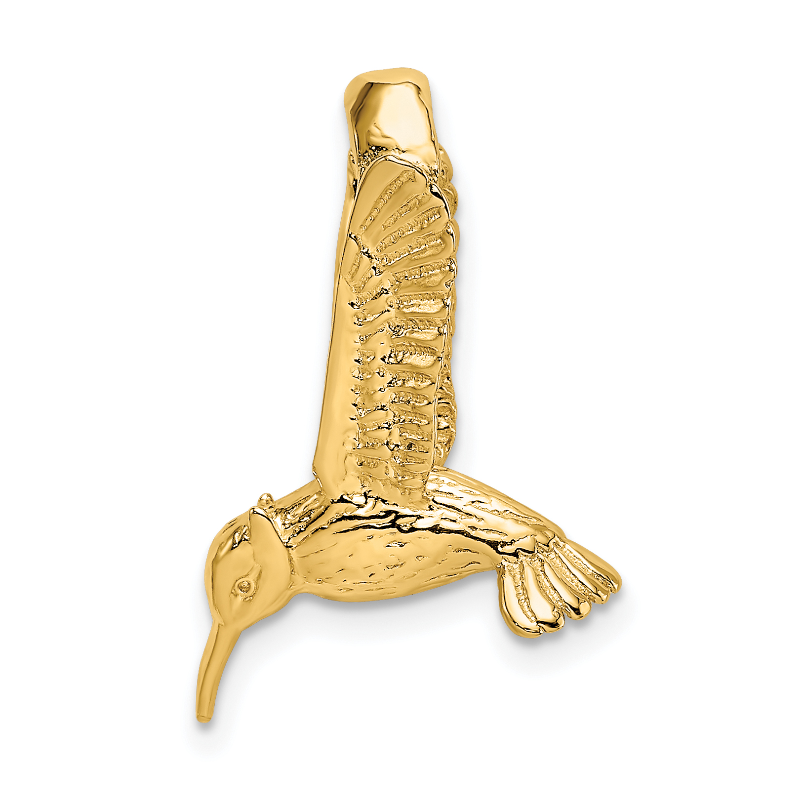 14K 3-D Hummingbird Charm (K6528)