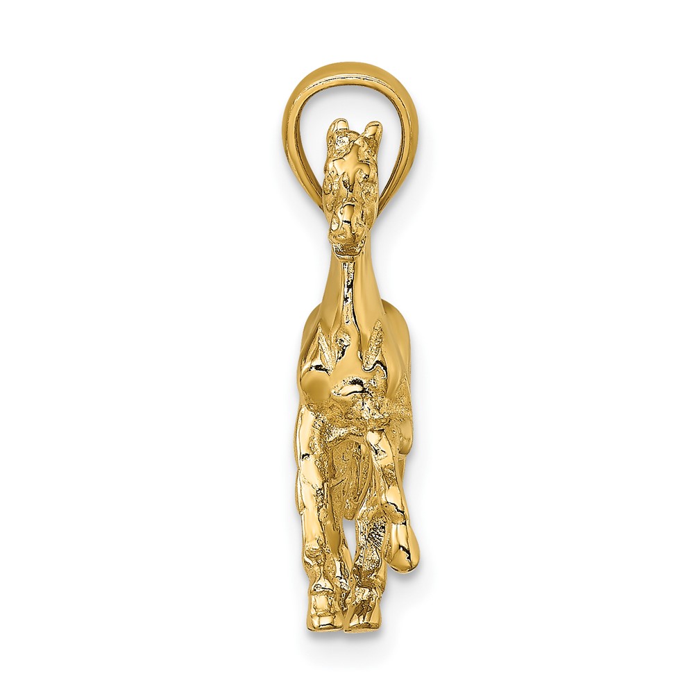 14K 3-D Horse Charm (K6539)