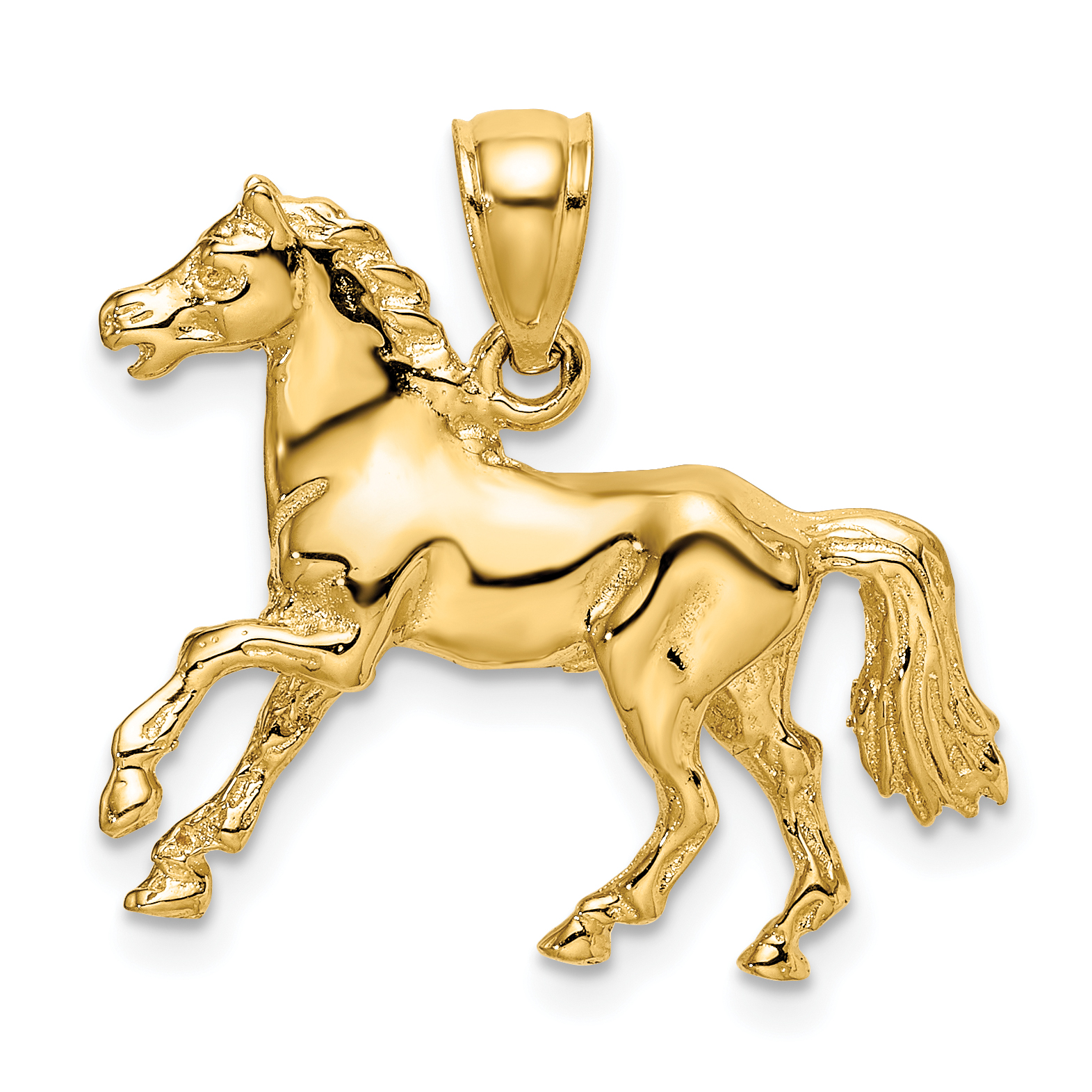 14K 3-D Horse Charm (K6539)