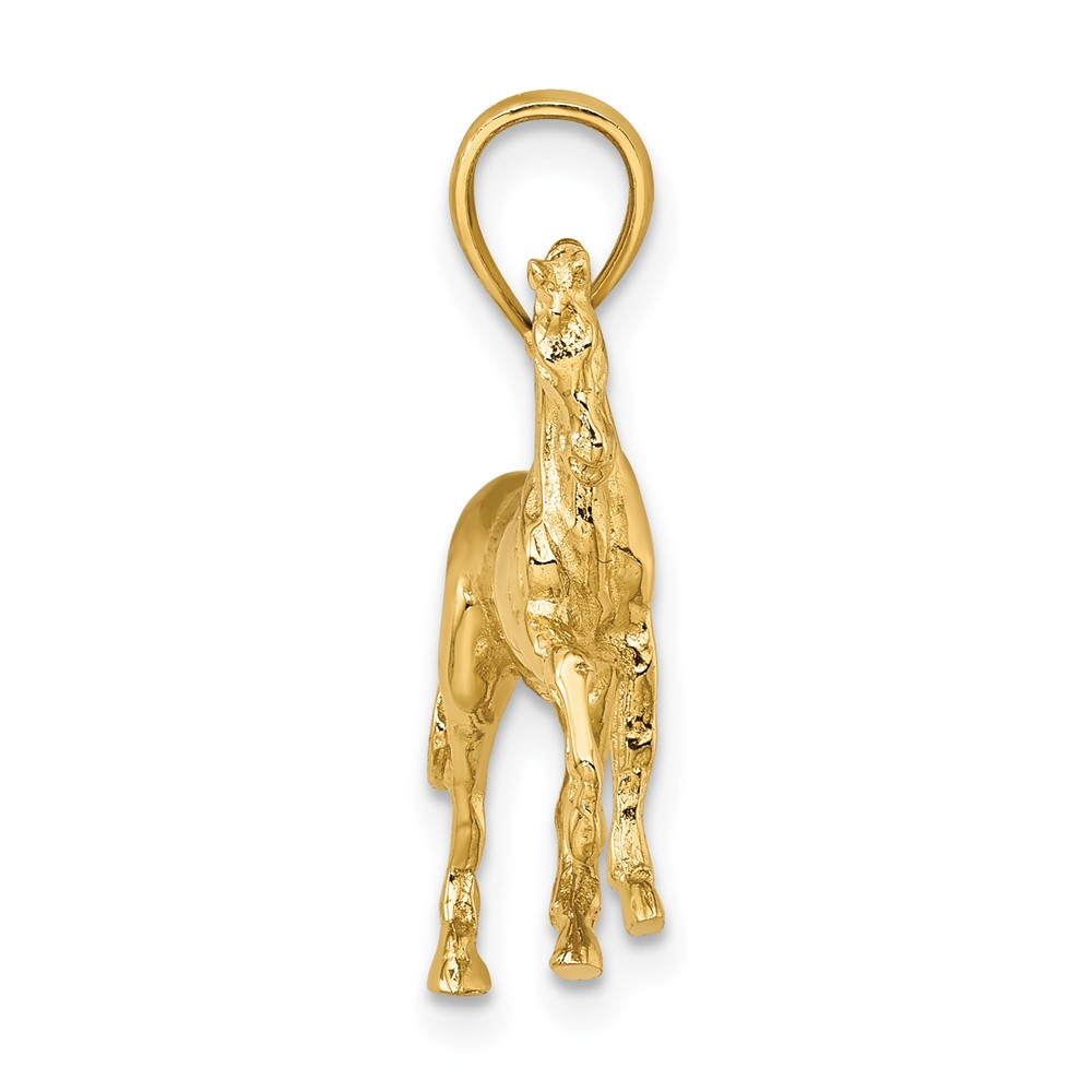 14K 3-D Horse Charm (K6540)