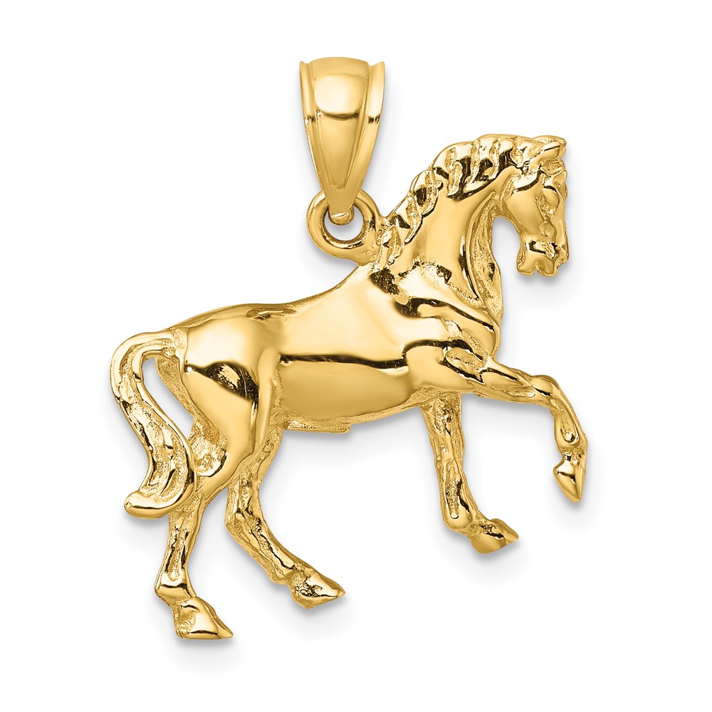 14K 3-D Horse Charm (K6540)