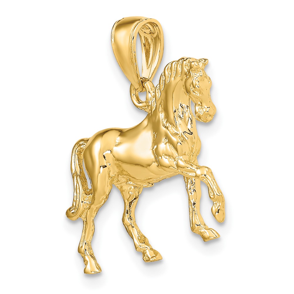 14K 3-D Horse Charm (K6540)
