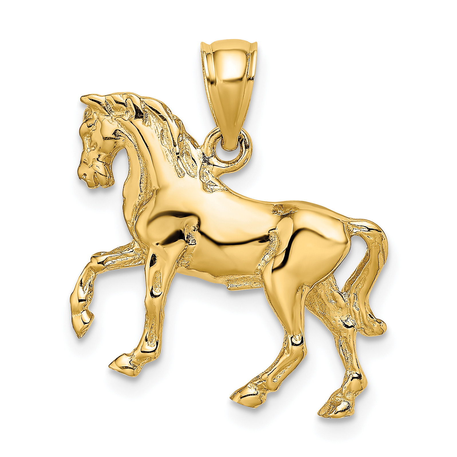 14K 3-D Horse Charm (K6540)