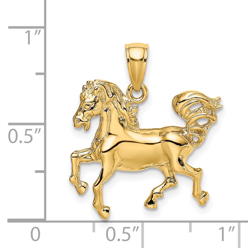 14K Horse Charm (K6545)
