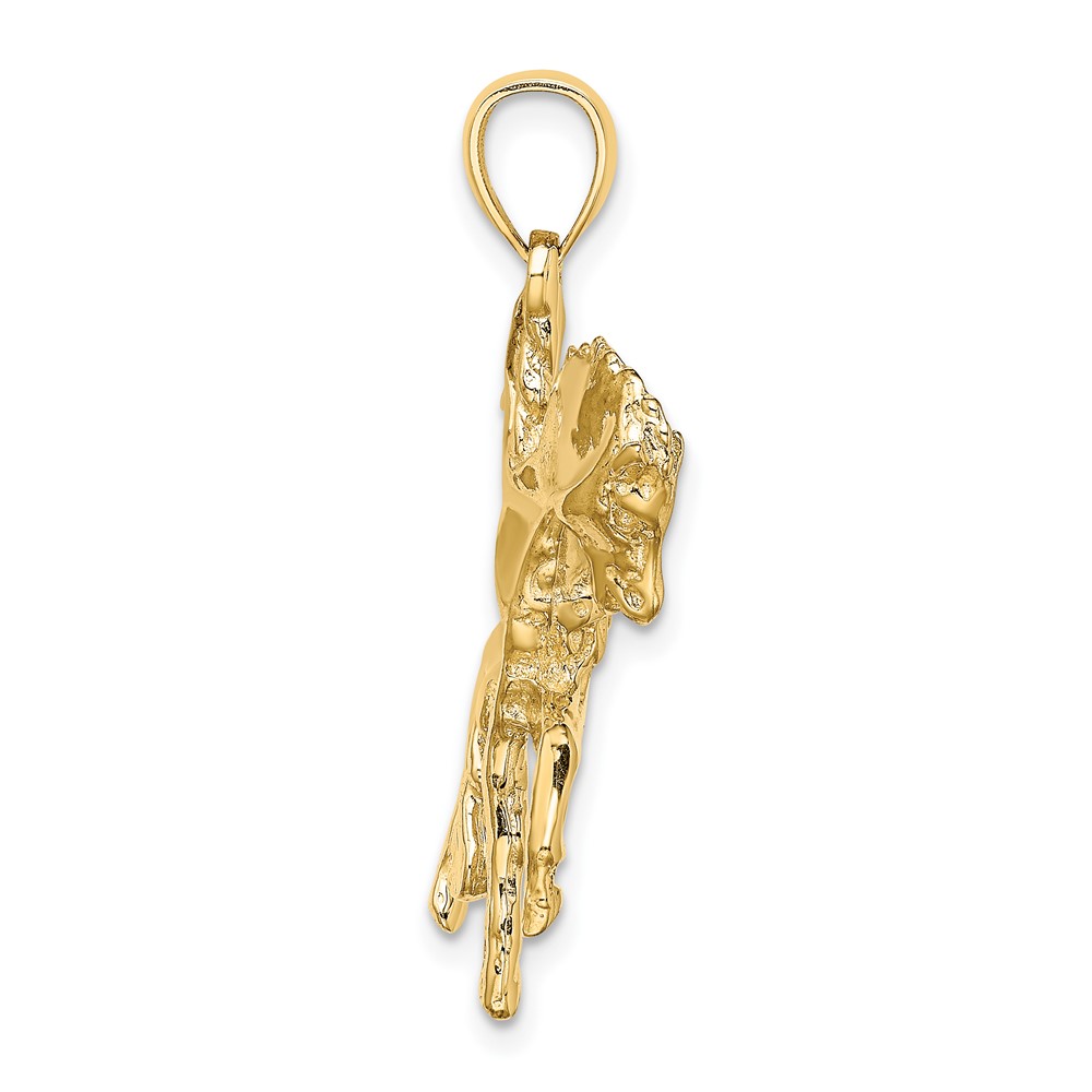 14K Carousel Horse w/Tail Up Charm (K6567)