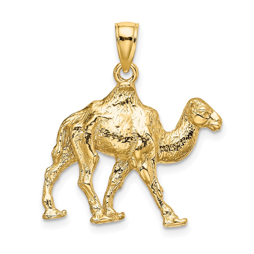 14K 3-D Camel Charm (K6580)