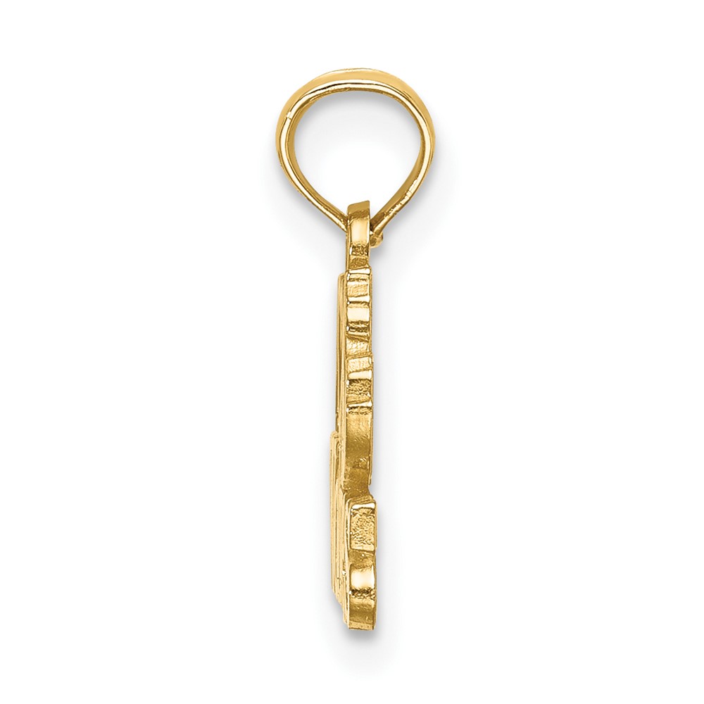 14K I HEART WOLVES Charm (K6614)