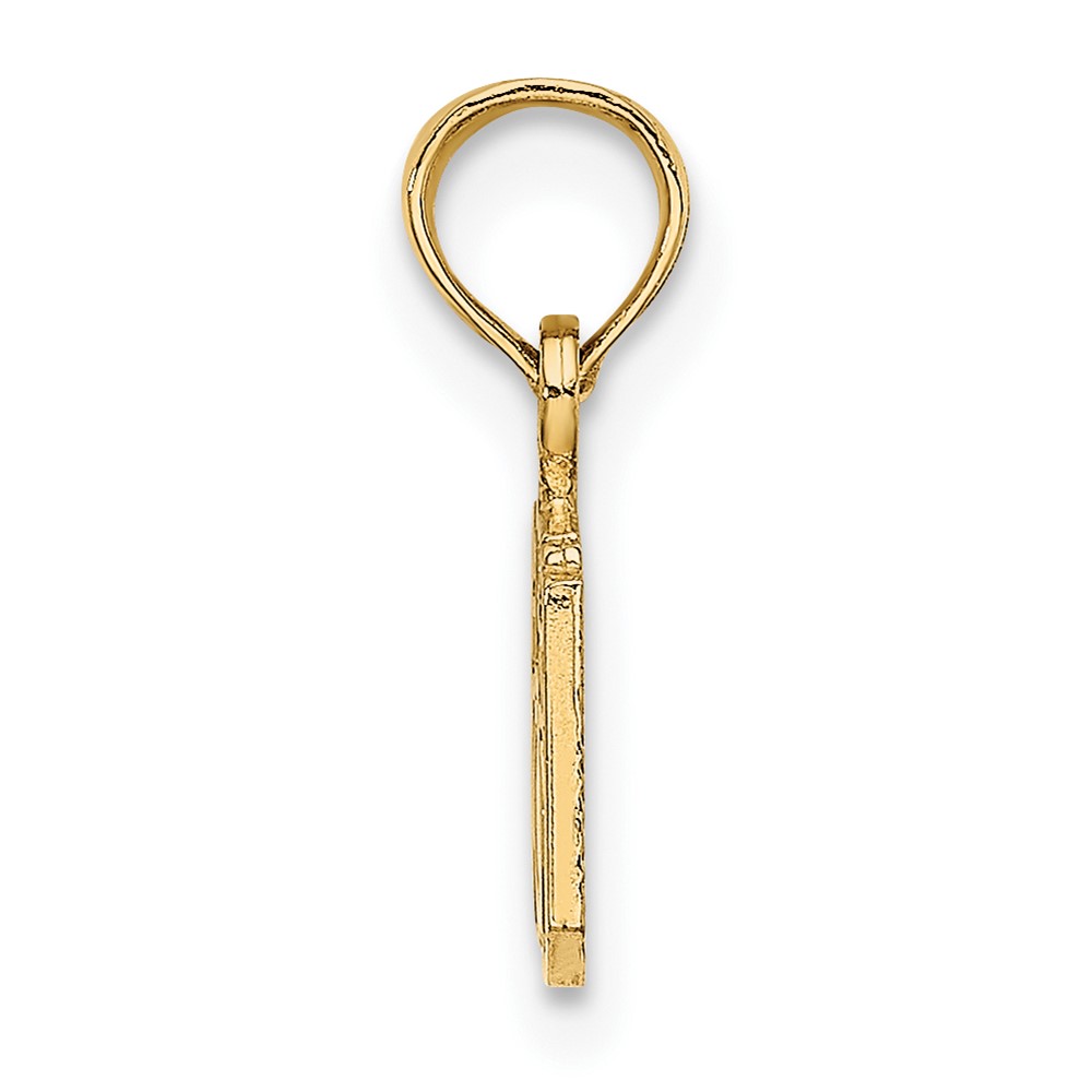 14K Flat Cut-Out Camera Charm (K7155)