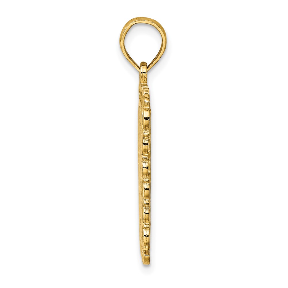 14K King Playing Card Charm (K7160)