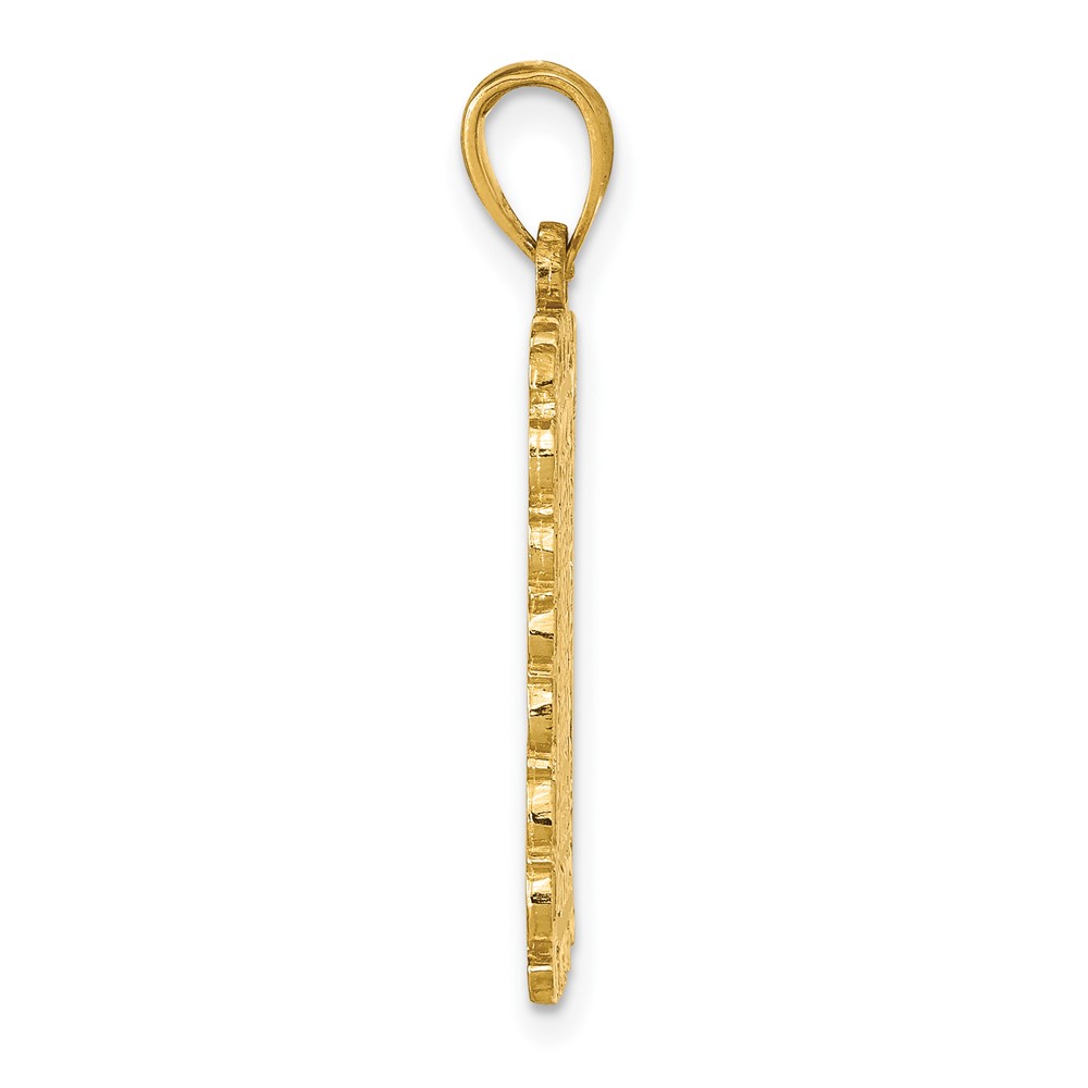 14K Jack of Hearts Pendant (K7162)