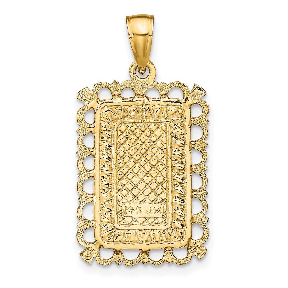 14K Jack of Hearts Pendant (K7162)