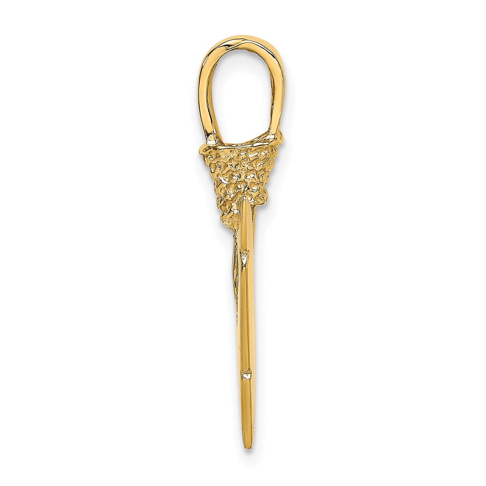 14K 3-D Arrowhead Charm (K7165)