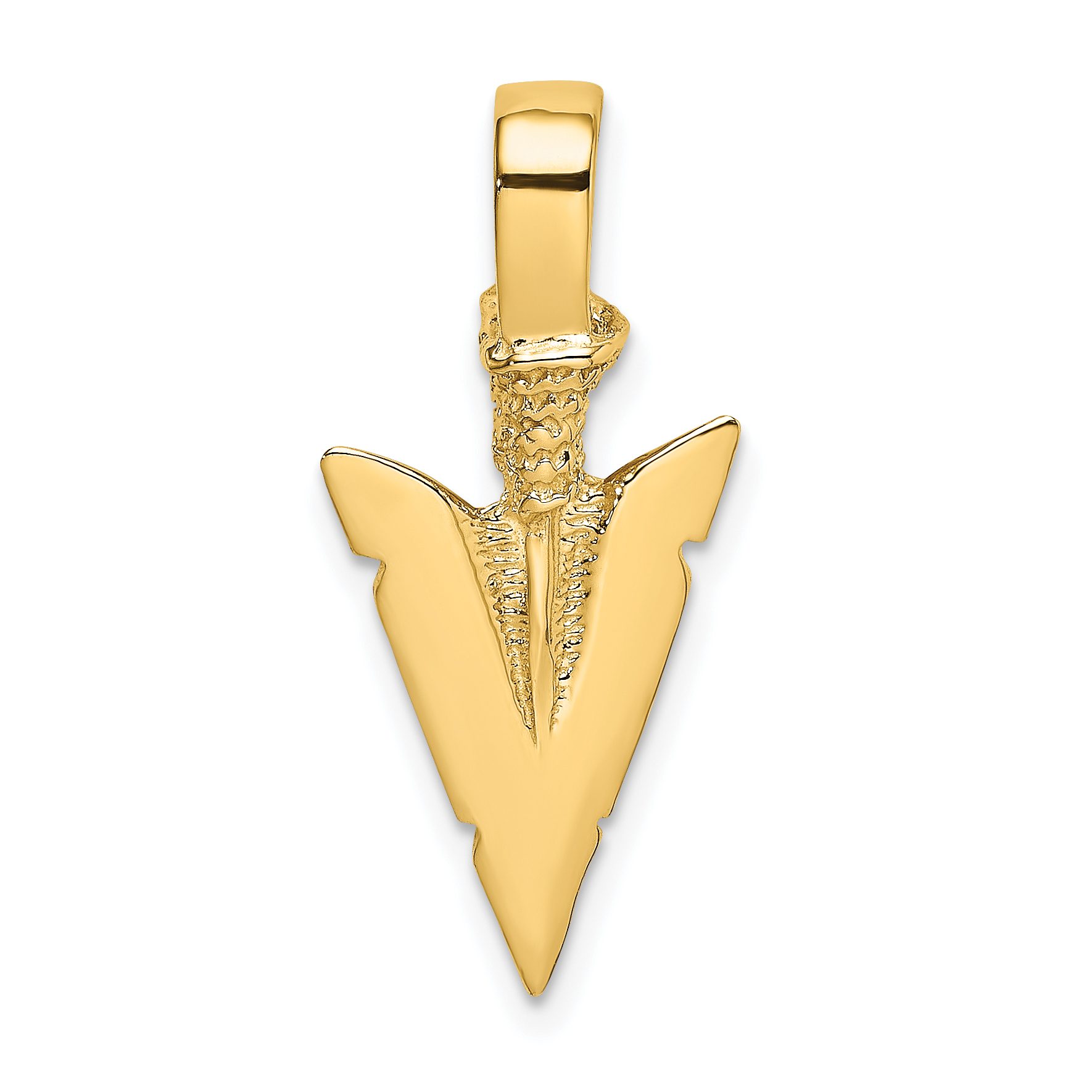 14K 3-D Arrowhead Charm (K7165)