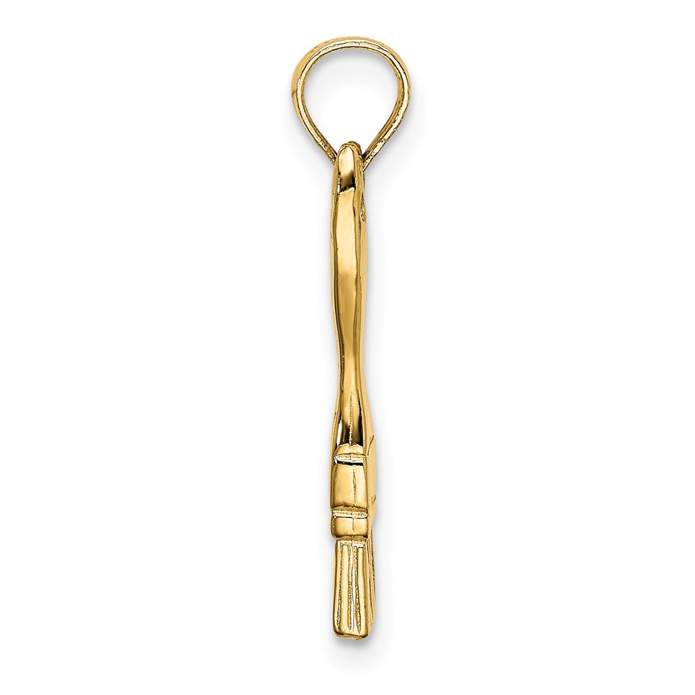 14K 3-D Paint Brush Charm (K7189)