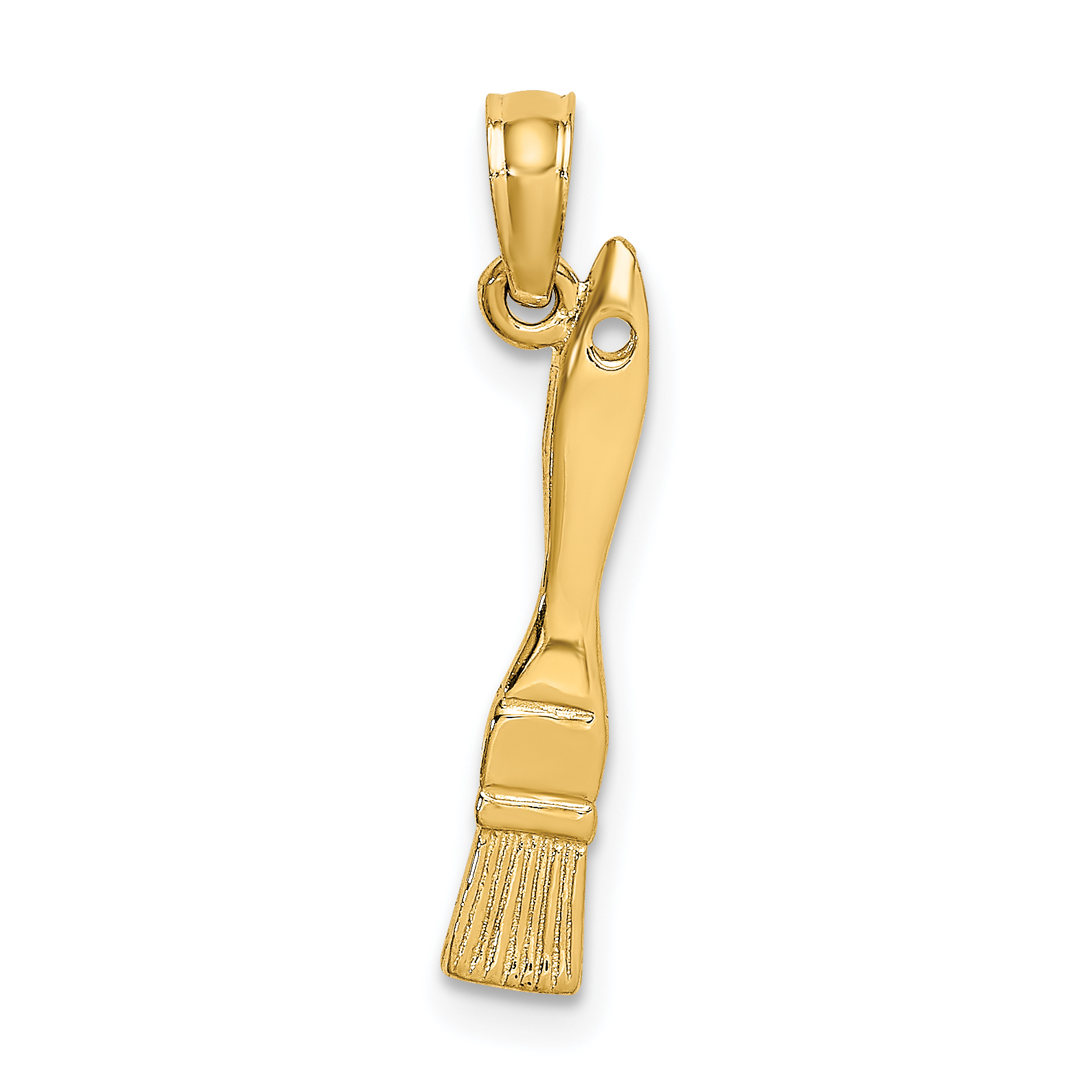 14K 3-D Paint Brush Charm (K7189)