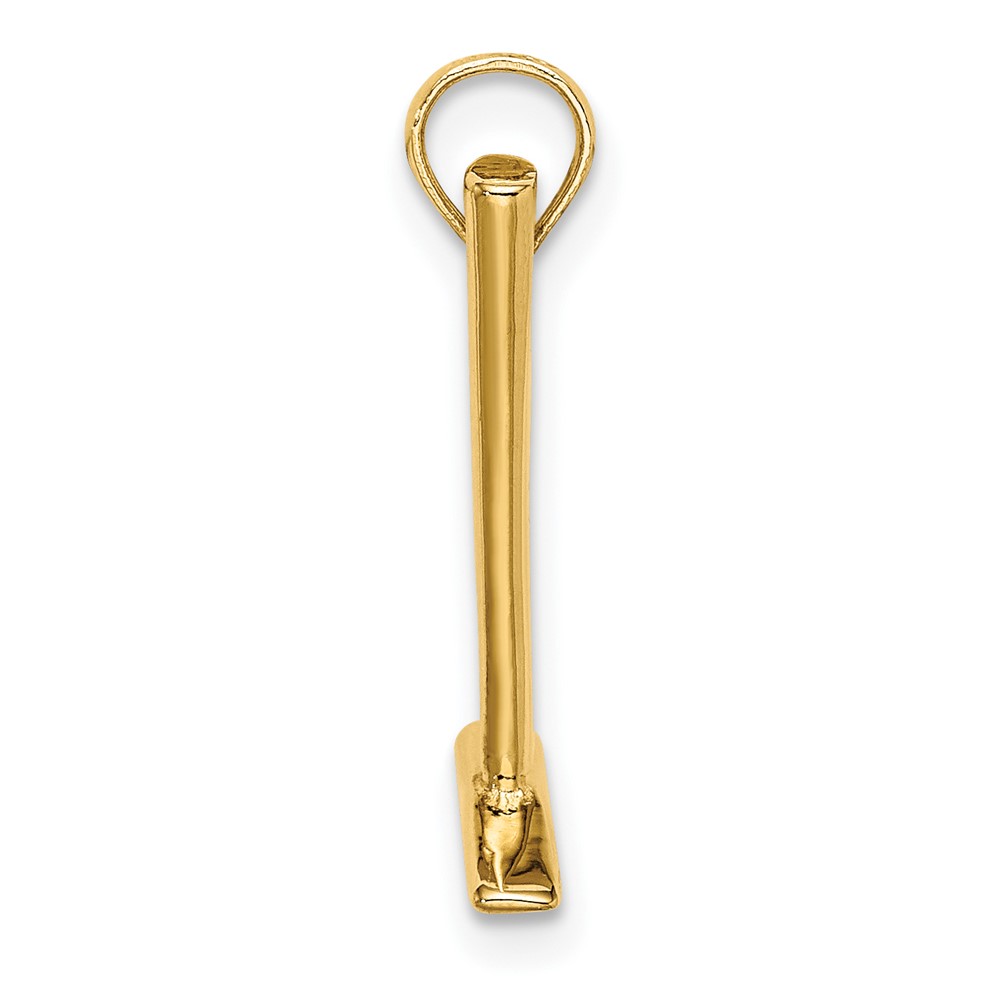 14K 3-D Hammer Charm (K7218)