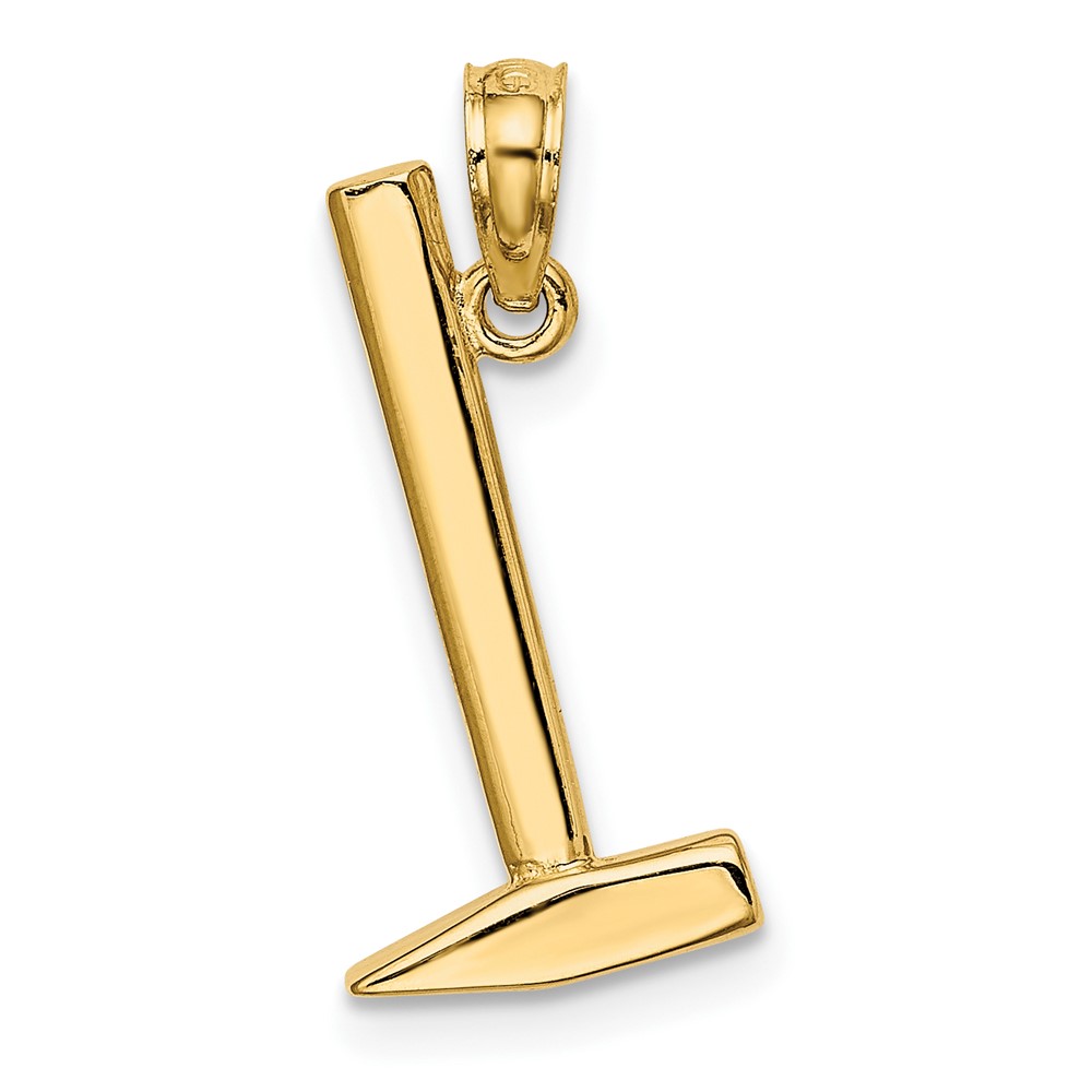14K 3-D Hammer Charm (K7218)