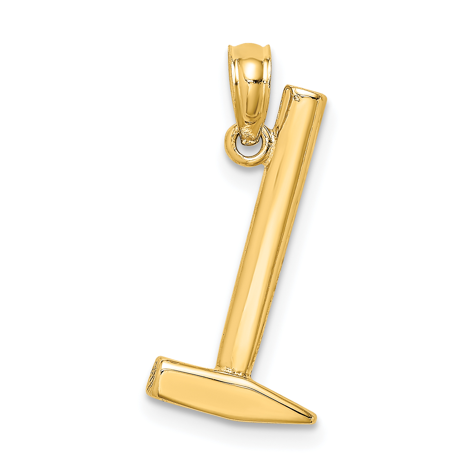 14K 3-D Hammer Charm (K7218)