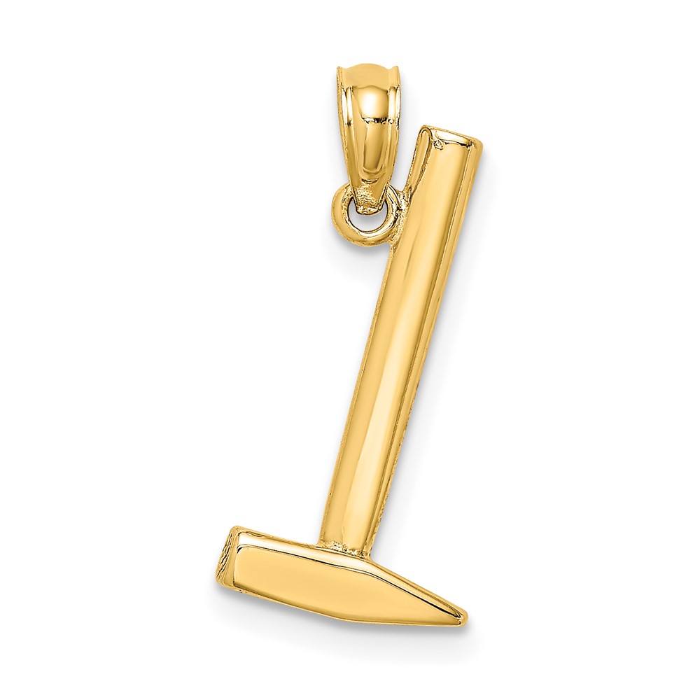 14K 3-D Hammer Charm (K7218)