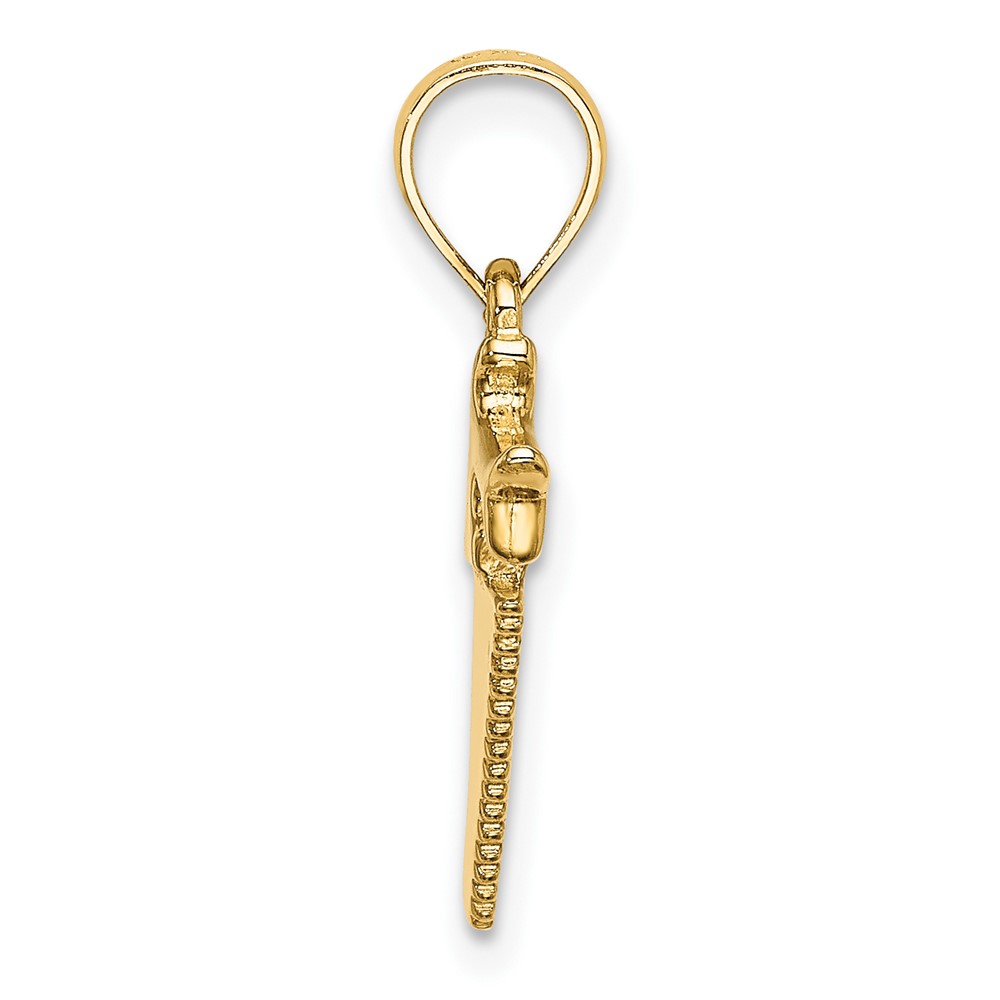 14K 3-D Saw Charm (K7221)