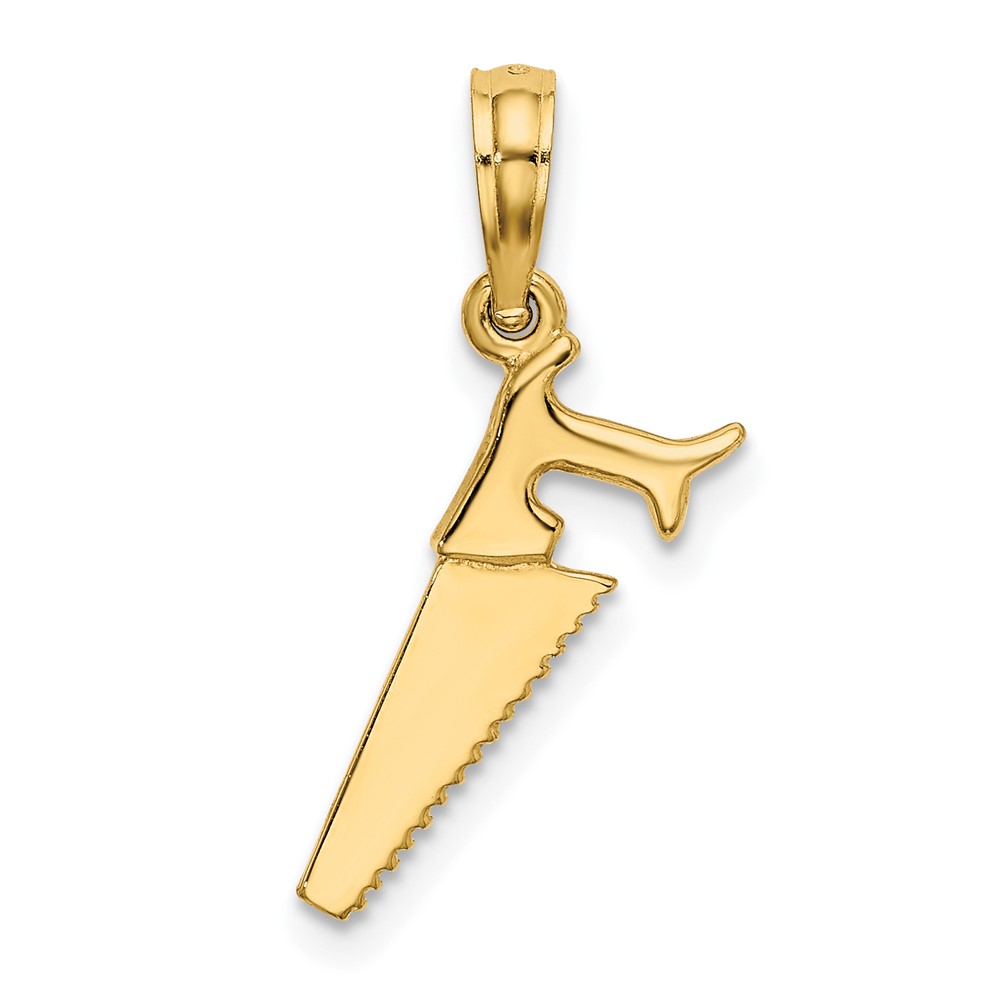 14K 3-D Saw Charm (K7221)